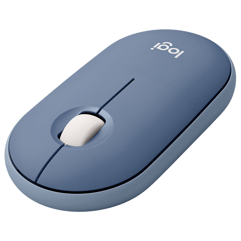 Logitech Pebble M350 Wireless Ambidextrous Mouse - Blue 910-006753