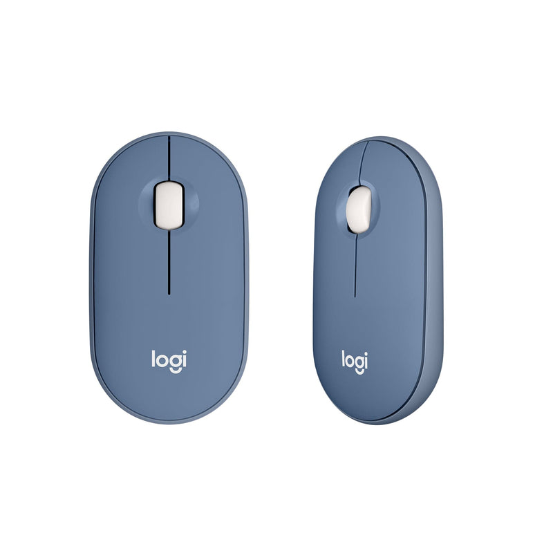 Logitech Pebble M350 Wireless Ambidextrous Mouse - Blue 910-006753