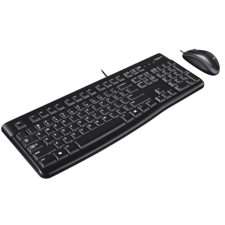 Logitech MK120 Wired Keyboard and Mouse Combo Black 920-002547