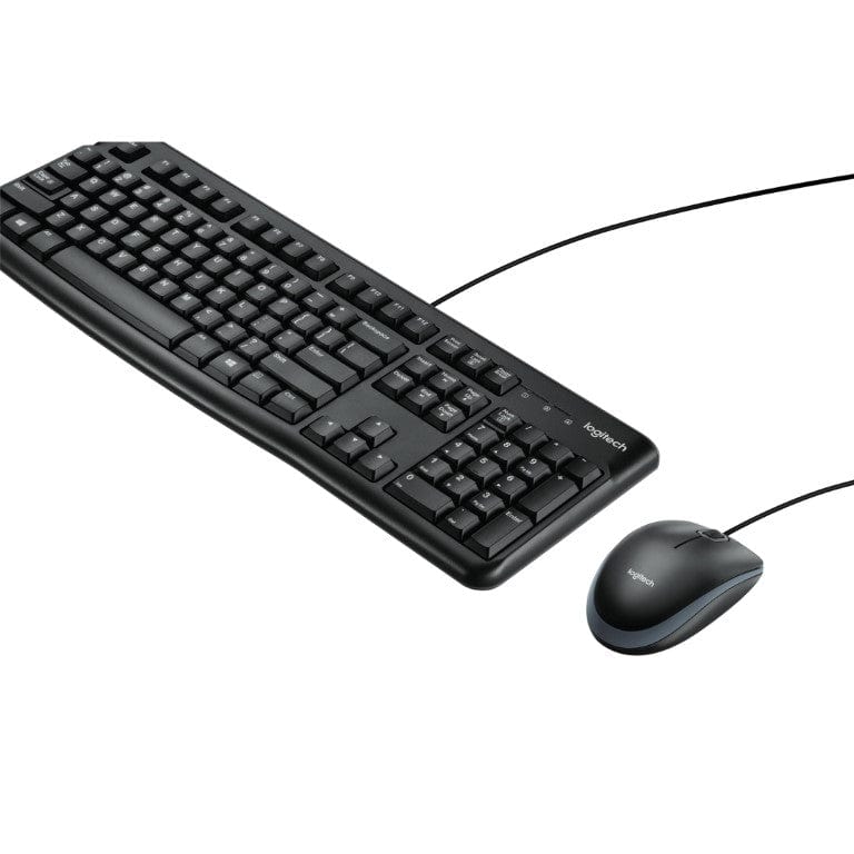 Logitech MK120 Wired Keyboard and Mouse Combo Black 920-002547
