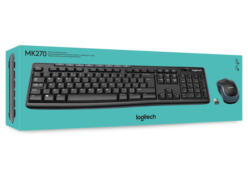Logitech MK270 Wireless Keyboard and Mouse Combo 920-004509