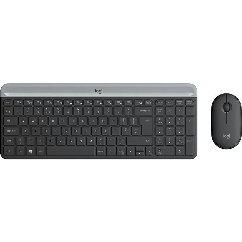 Logitech MK470 Slim Wireless Keyboard and Mouse Combo - Graphite 920-009204