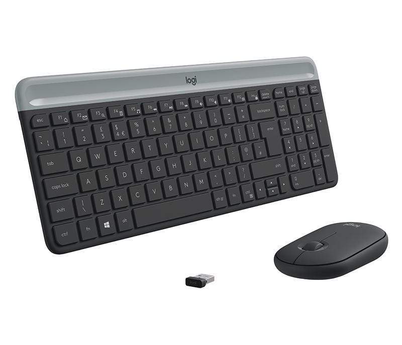 Logitech MK470 Slim Wireless Keyboard and Mouse Combo - Graphite
