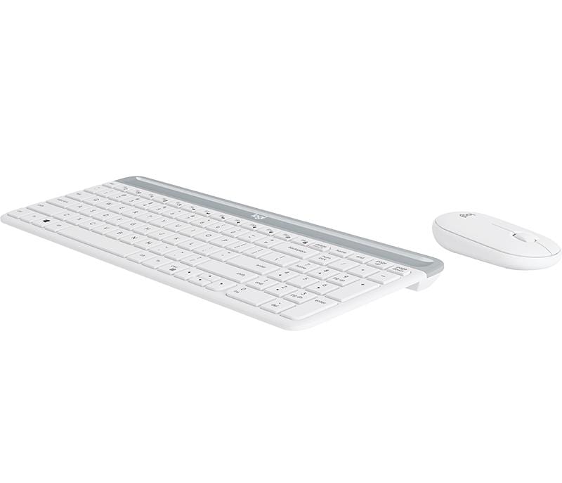 Logitech MK470 Slim Wireless Keyboard and Mouse Combo - White 920-009205