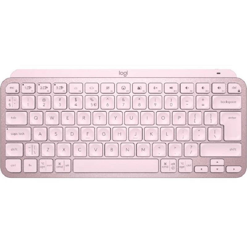 Logitech Mini Minimalist Wireless Illuminated Keyboard MX Keys - Rose 920-010500