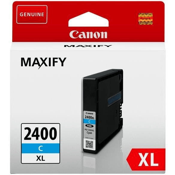 Canon PGI-2400XLC Cyan High Yield Printer Ink Cartridge Original 9274B001 Single-pack