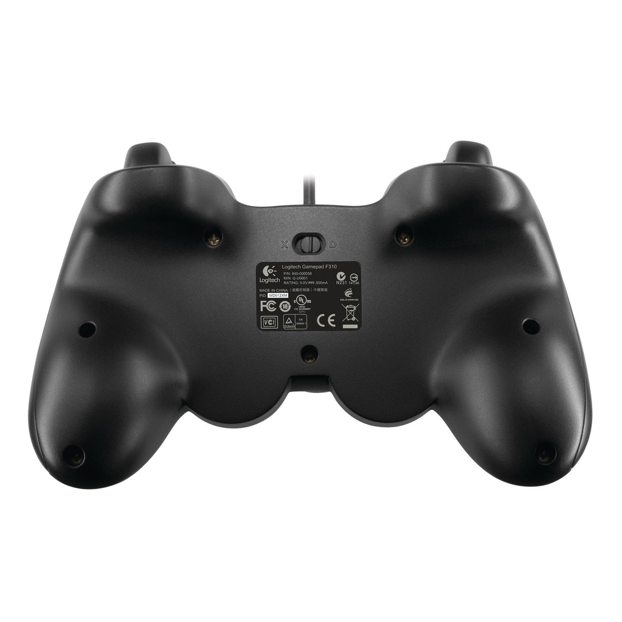 Logitech F310 Gamepad PC Digital Black and Blue Multicolour 940-000138