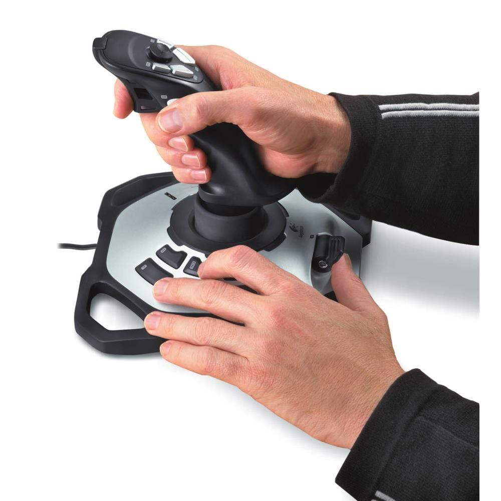 Logitech Extreme 3D Pro Joystick PC Digital USB 2.0 Black and White 942-000031