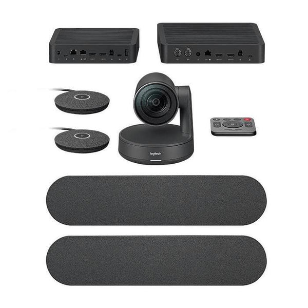 Logicool Rally Bar＋Tap IP＋マイク2台セット 動作品 Logitech Rally Plus Group Video Conferencing System for up to 16