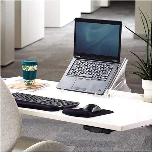 Fellowes Clarity Notebook Stand Transparent 15-inch