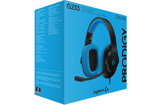 Logitech G233 Headphone Black and Blue 981-000703