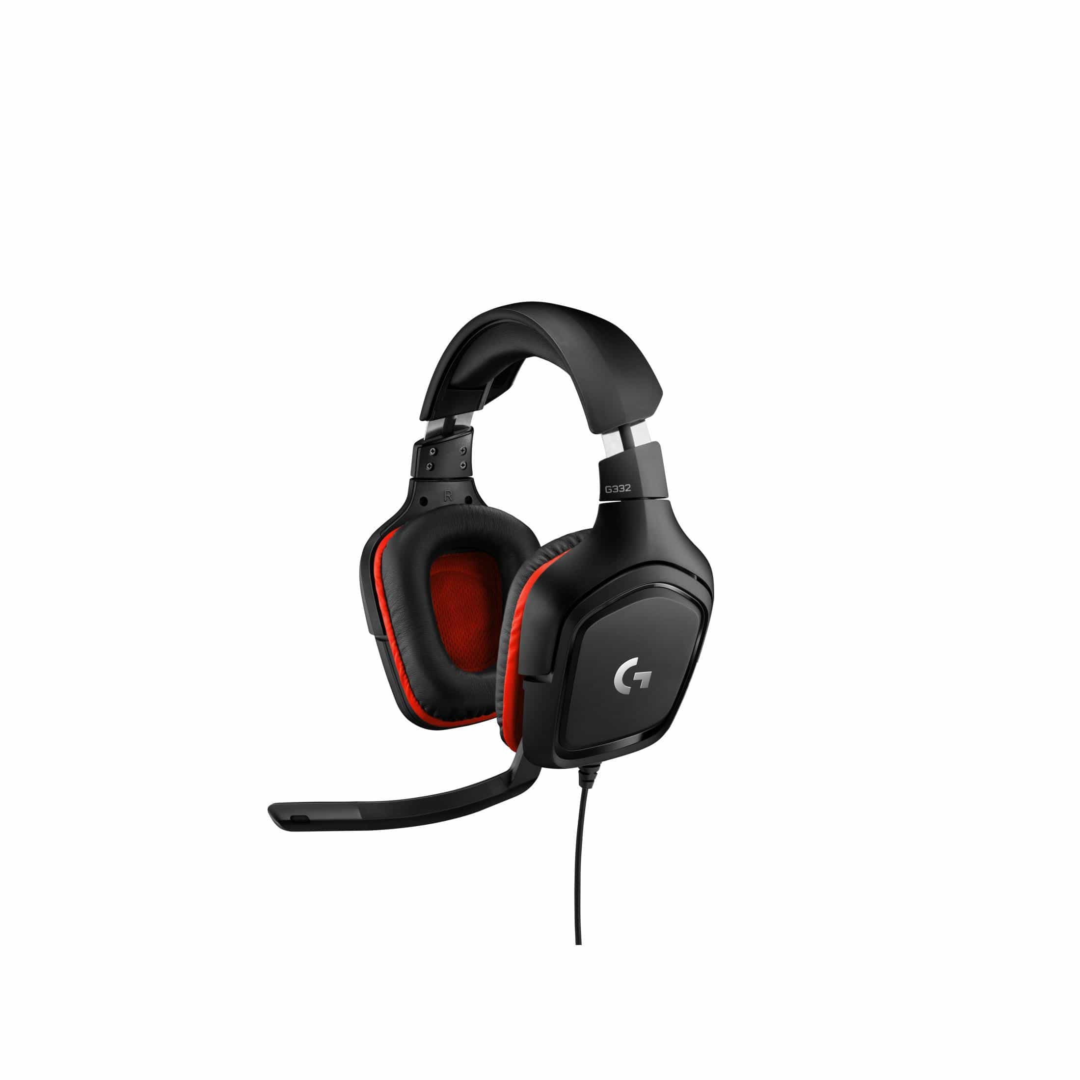 Logitech G332 Headphone Black and Red 981-000757 – FirstShop