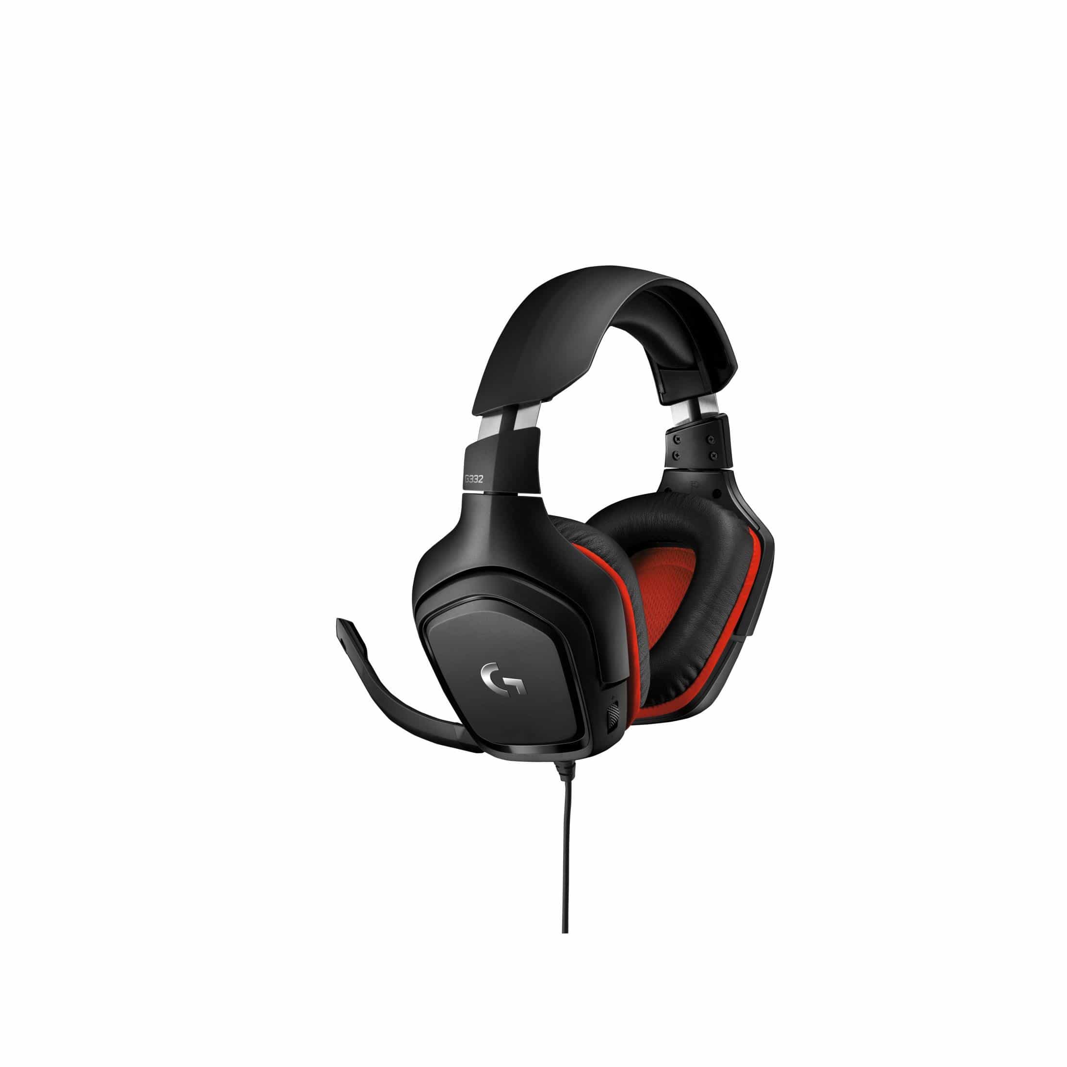 Logitech G332 Headphone Black and Red 981-000757 – FirstShop