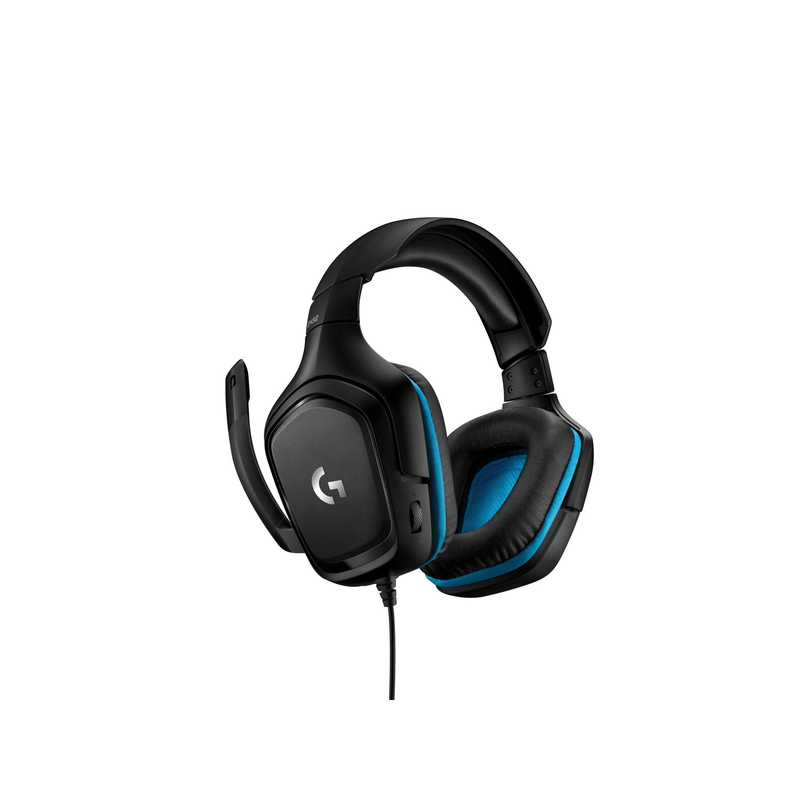 Logitech G432 Headphone Black and Blue 981-000770