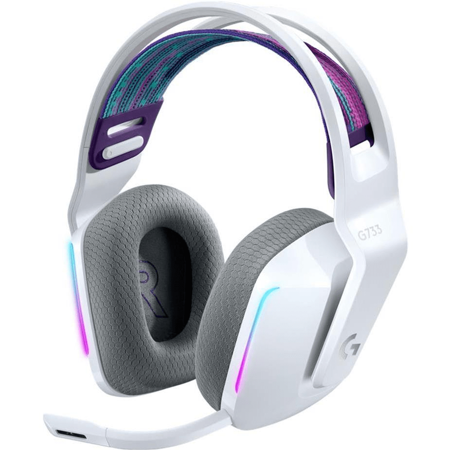 ヘッドホン Logitech G733 K/DA LOL ゲーミングヘッドセット G733 K/DA ホワイト G733-LOL [ワイヤレス