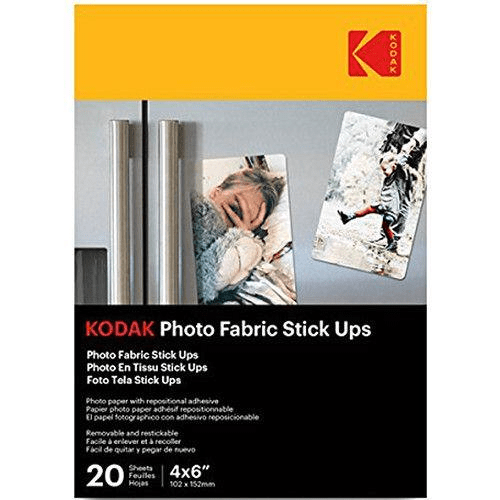 Kodak Photo Fabric Stick Ups 4x6 20-sheets 9891059