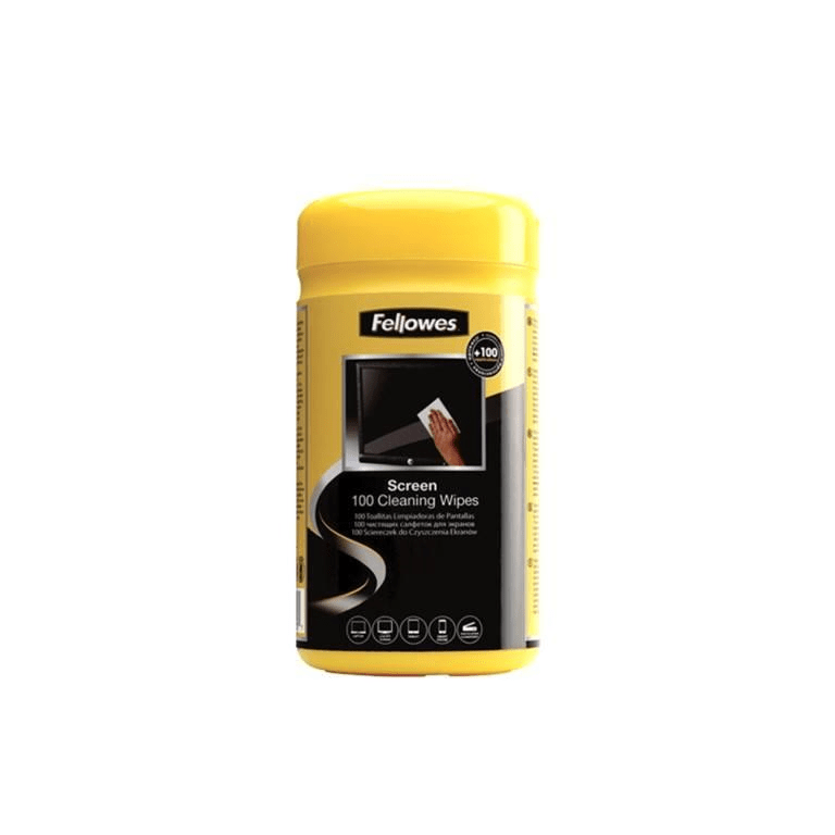 Fellowes 100 Cleaning Screen Wipes 99703