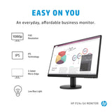 HP P24v G4 60.5 cm (23.8") 1920 x 1080 pixels Full HD Black