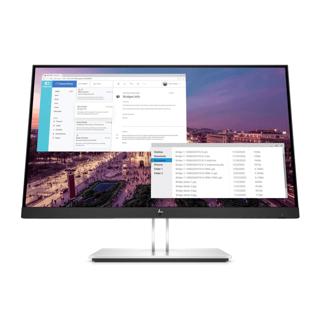 HP E23 G4 23-inch 1920 x 1080p FHD 16:9 60hz 5ms IPS Monitor 9VF96AS