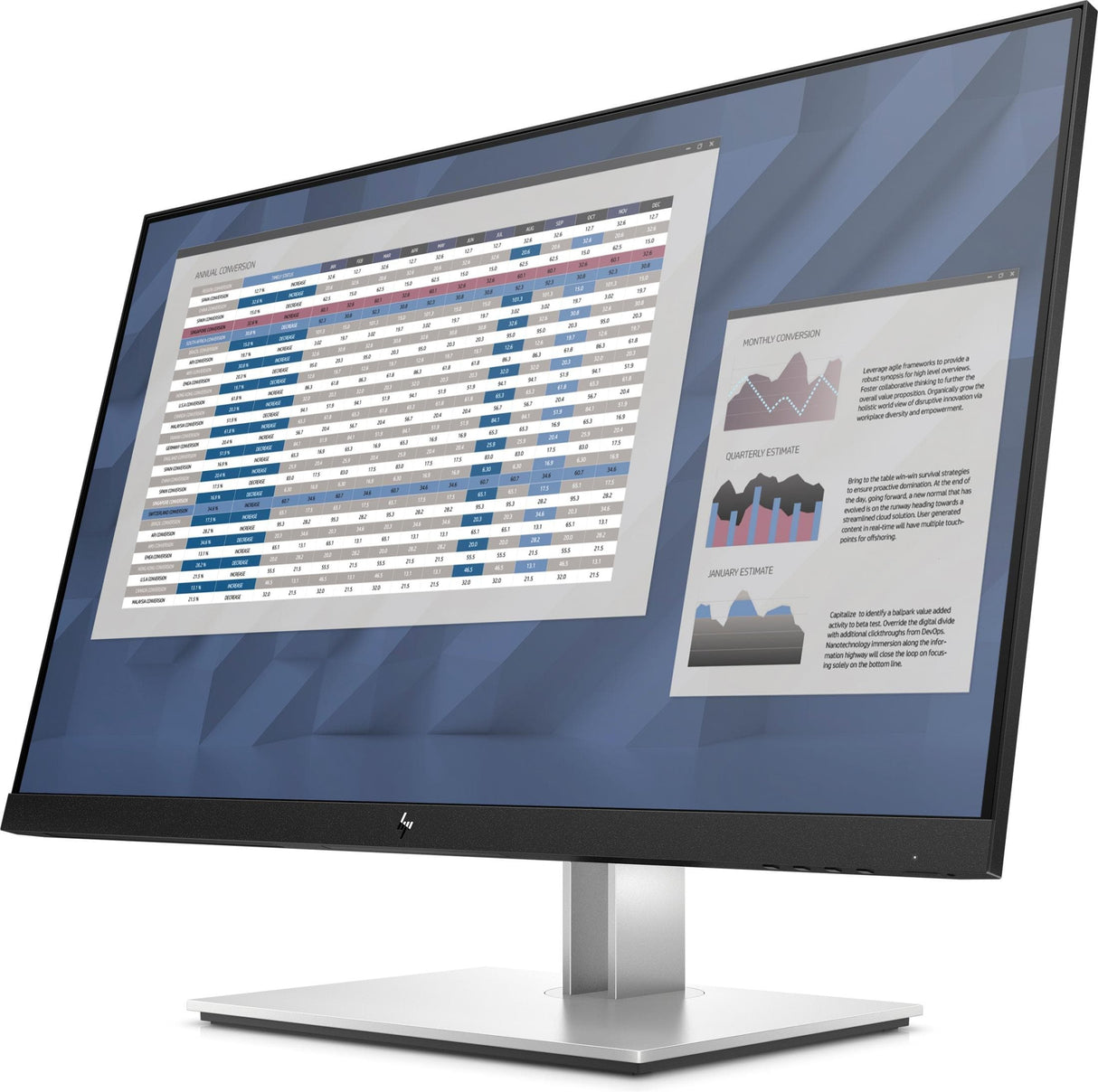 HP E-Series E27 G4 68.6 cm (27") 1920 x 1080 pixels Full HD LED Black