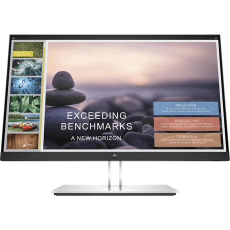 HP E-Series E24t G4 60.5 cm (23.8") 1920 x 1080 pixels Full HD LCD Black, Silver
