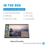 HP E-Series E24t G4 60.5 cm (23.8") 1920 x 1080 pixels Full HD LCD Black, Silver