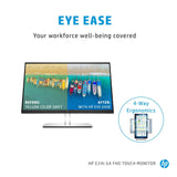 HP E-Series E24t G4 60.5 cm (23.8") 1920 x 1080 pixels Full HD LCD Black, Silver
