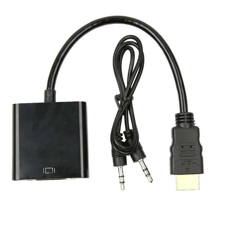 Tuff-Luv HDMI to VGA Video & Audio Converter Adapter Black A1_192
