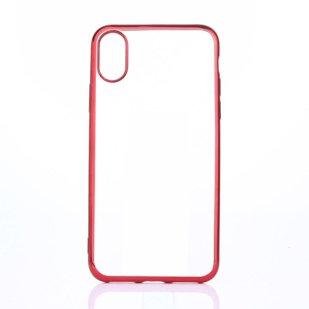 Tuff-Luv TPU Protective Back Cover Case for Apple iPhone X/XS Red A1_75