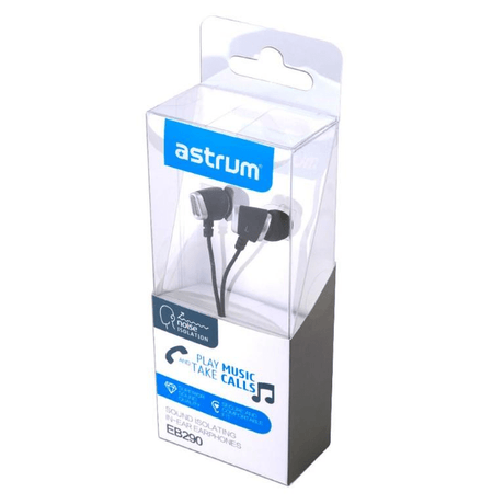 Astrum EB290 Stereo Earphones with In-wire mic A11029-B