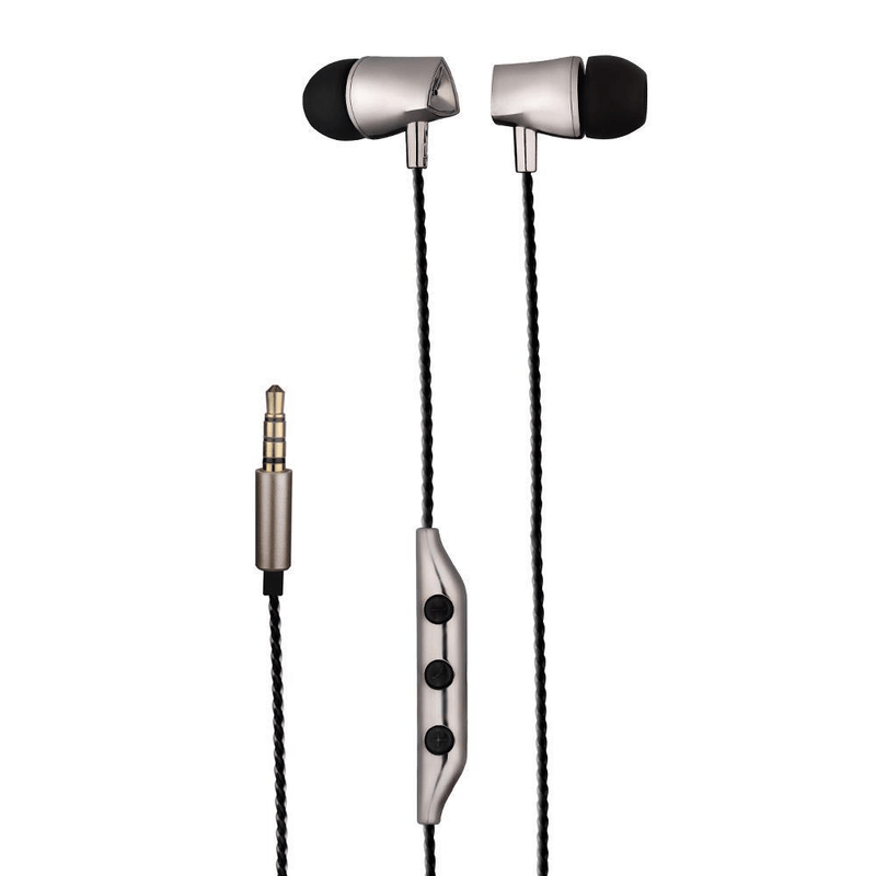 Astrum EB360 Metal Stereo Earphones with Mic Black A11036-B