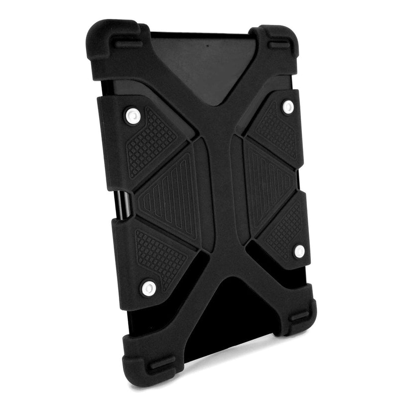 Tuff-Luv Rugged Universal Silicone Case and Stand for 9"- 12" Tablets Black A12_41