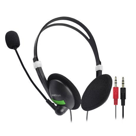 Astrum HS100 On-ear PC Wired Headset with Mic A12010-B
