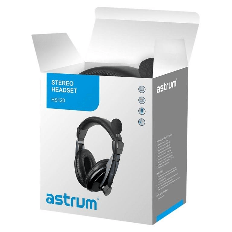 Astrum HS120 Wired Headset with Mic A12012-B