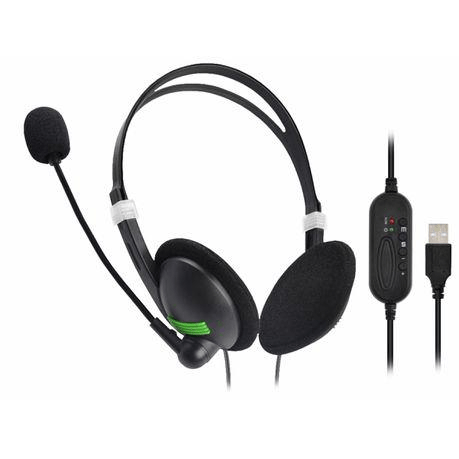 Astrum HS740 On-ear USB PC Wired Headset with Mic A12074-B