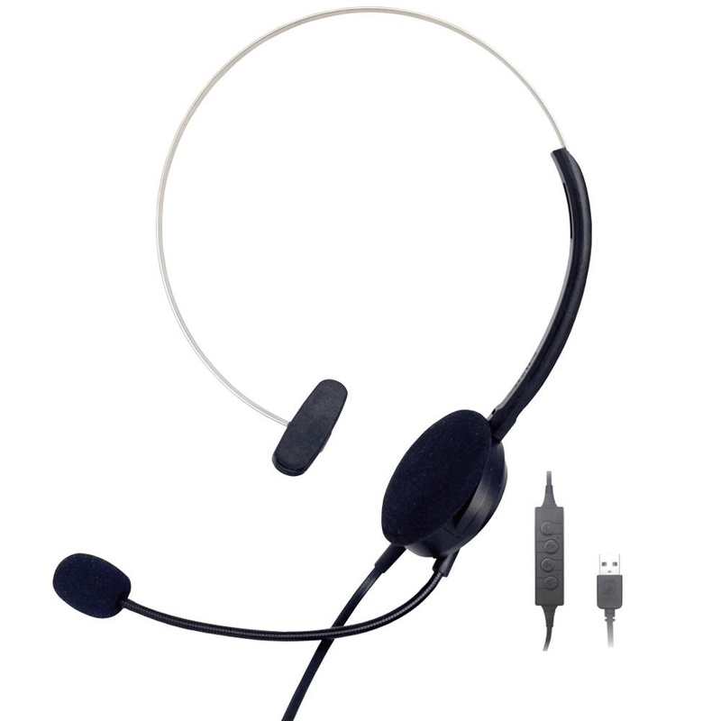 Astrum HS770 USB Headset with Noise Cancelling Mic A12077 B