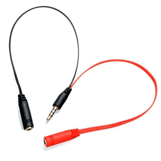Astrum AS004 Male to 2 x Female Aux 3.5mm Splitter Cable A30834-B