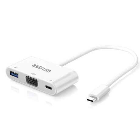 Astrum DA610 USB Type-C to VGA with Type-A Adapter A38061-Q