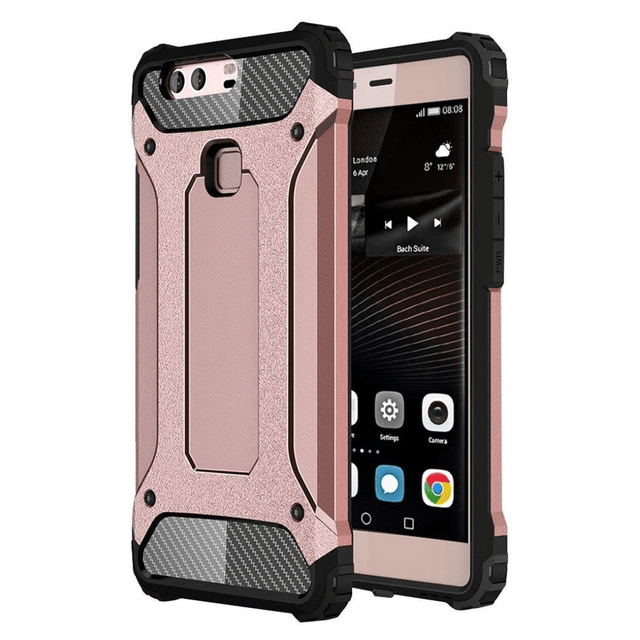 Tuff-Luv Tough Armour Layered Case for Huawei P9 Plus Rose Gold A4_61