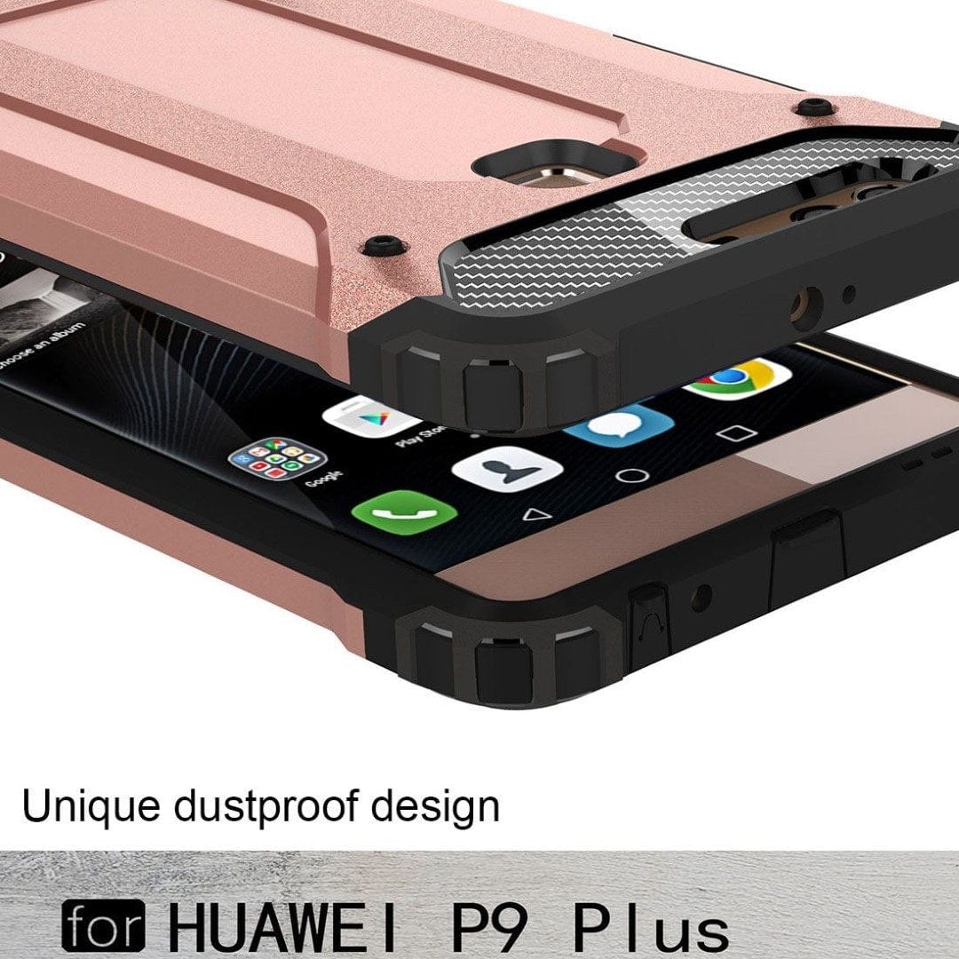Tuff-Luv Tough Armour Layered Case for Huawei P9 Plus Rose Gold A4_61