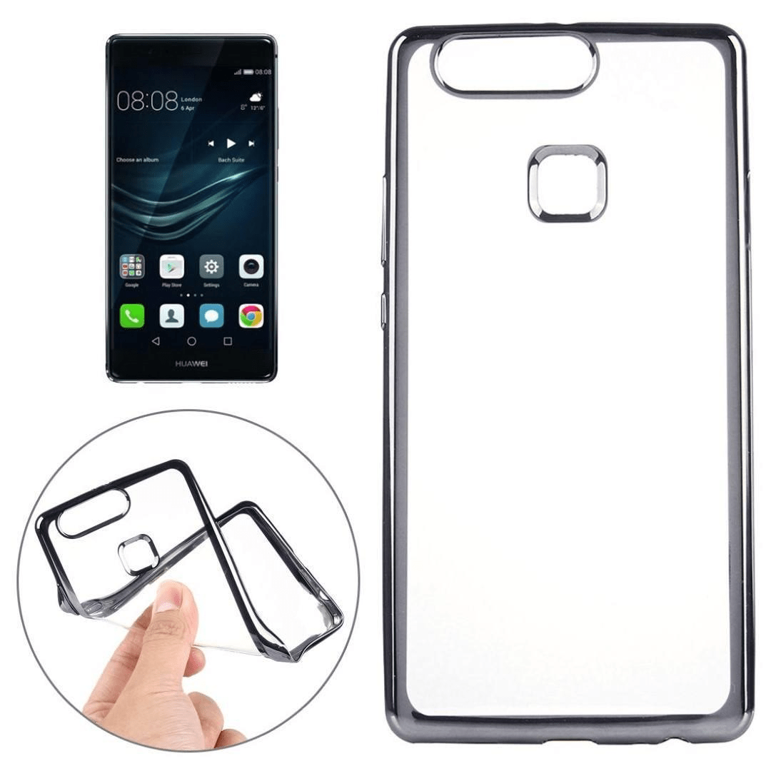 Tuff-Luv TPU Electroplate Gel Case for Huawei P9 Plus Clear A4_64