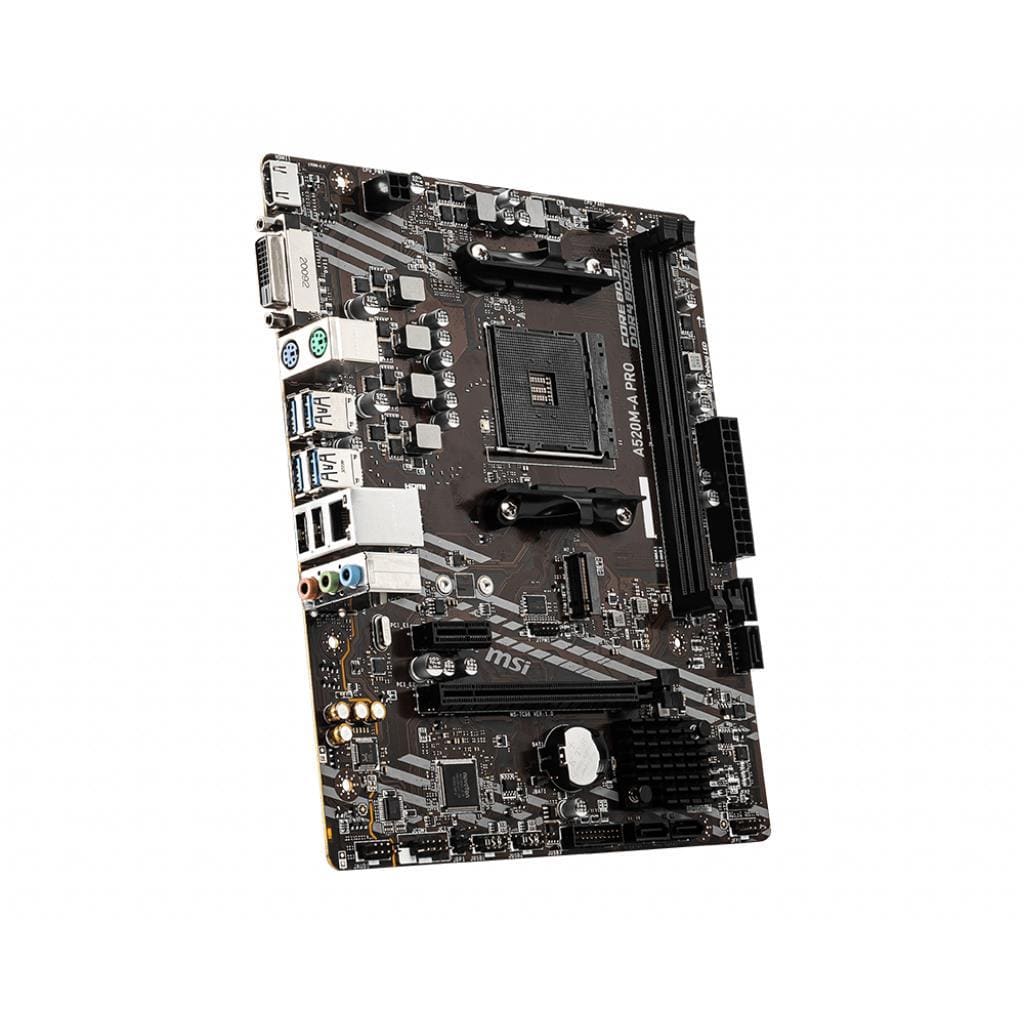 MSI A520M-A PRO Motherboard AMD A520 Socket AM4 Micro ATX – FirstShop