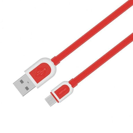 Astrum UD360 Micro USB Charge Sync Flat Cable Red A53036-N