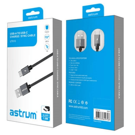 Astrum UT610 USB-A to USB-C Charge and Sync Cable A53061-B