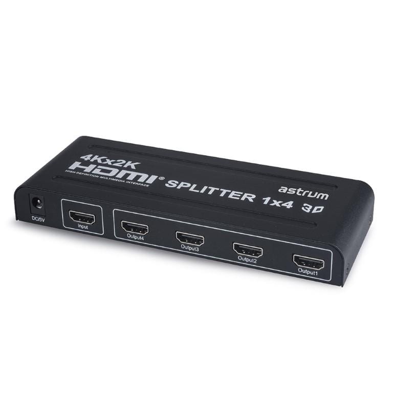 Astrum SP040 4 Ports HDMI Splitter 1080 HD A85504-B