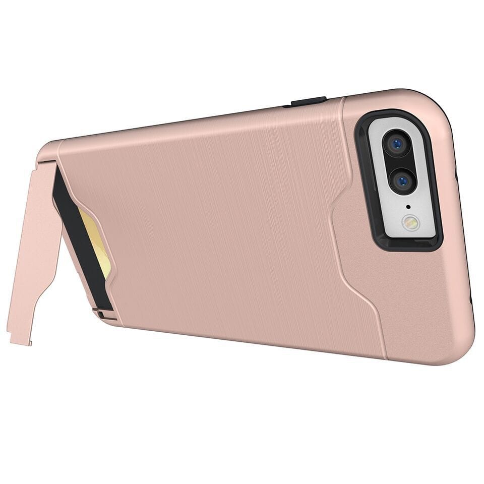 Tuff-Luv Shockproof Dual Layer Armour Case for Apple iPhone  7 Plus /8 Plus Rose Gold A9_78