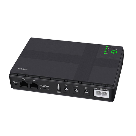Astrum PB070 10200mAh Mini UPS Power Bank Black A91507-Q