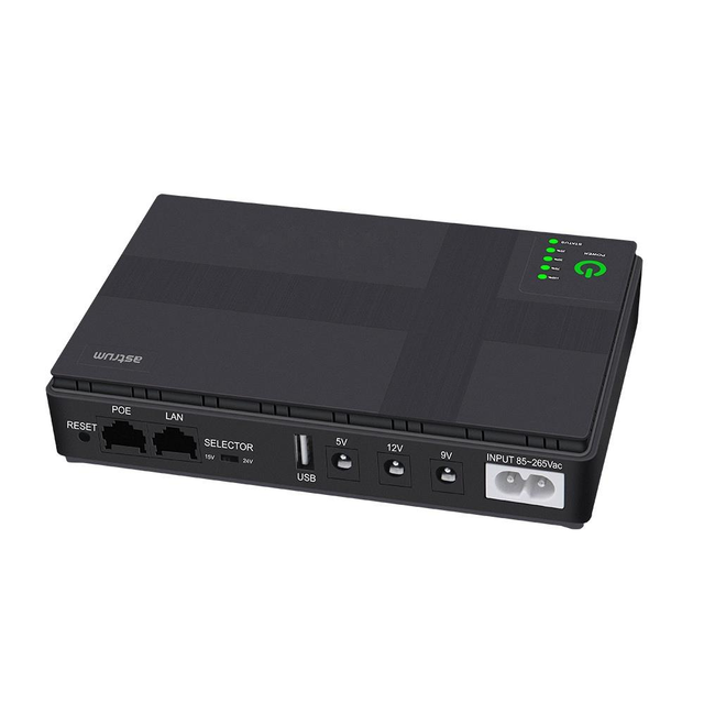 Astrum PB070 10200mAh Mini UPS Power Bank Black A91507-Q