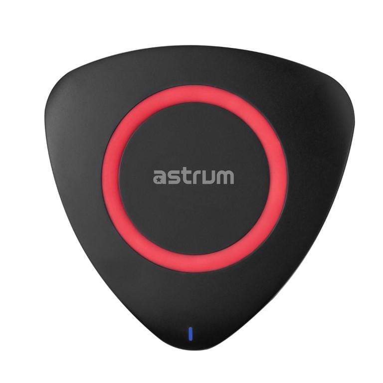 Astrum CW200 Wireless Charger QI 2.0 5W Black with Red A92020-N
