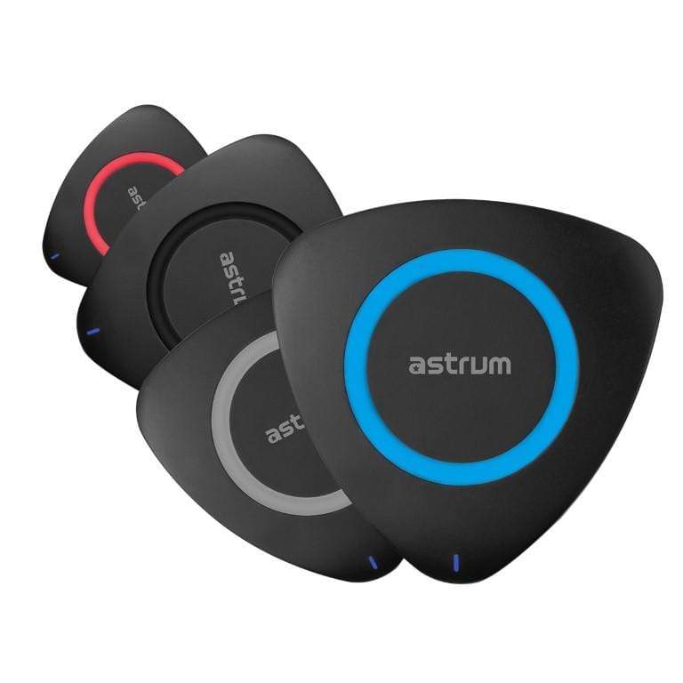 Astrum CW200 Wireless Charger QI 2.0 5W Black with Red A92020-N